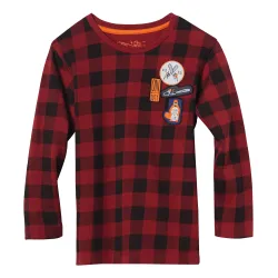 T-shirt à manches longues à carreaux Fille STIHL