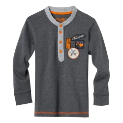 T-shirt à manches longues gris Garçon STIHL