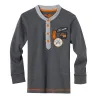 T-shirt à manches longues gris Garçon