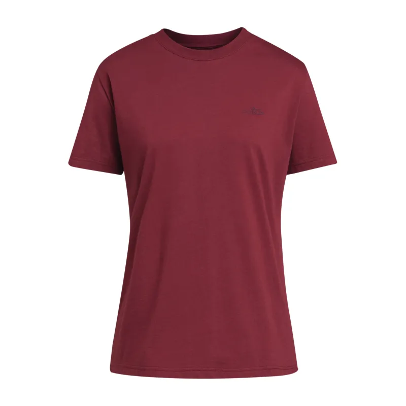 T-shirt "ICON" bordeaux Femme