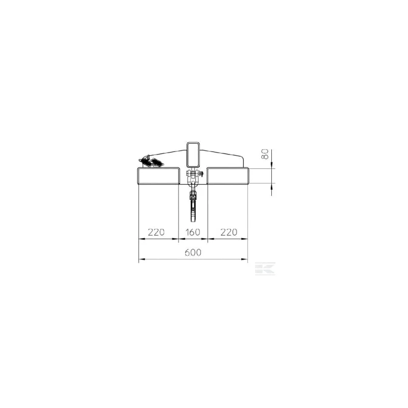 Bras de charge LA 2400-5.0