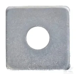 Rondelle carrée M10x30x3mm, Acier zingué DIN 436 Kramp