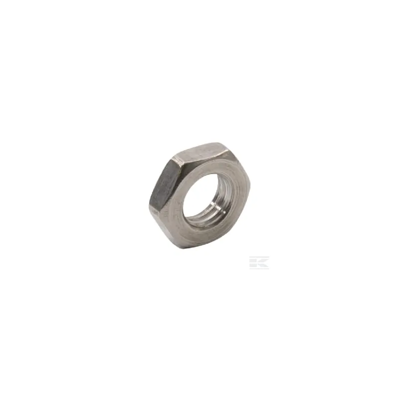 Écrou hexagonal bas DIN439 M10x1.00 acier inoxydable A2 Kramp