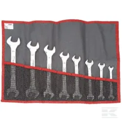 Jeu de 8 cles a fourche enmm