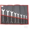 Jeu de 8 cles a fourche enmm