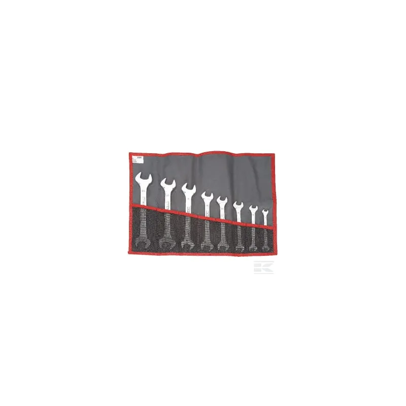 Jeu de 8 cles a fourche enmm