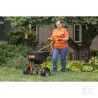 Épandeur d'engrais avec bouton poussoir 50 kg