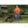 Épandeur d'engrais avec bouton poussoir 50 kg
