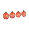 Boules de Noël - lot de 4