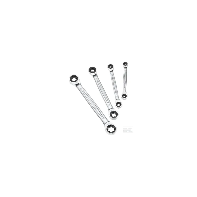 Jeu de 4 clés à cliquet Torx®