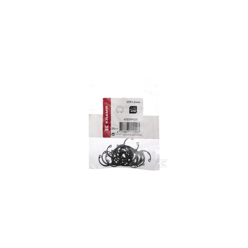 Circlip 25 mm int.
