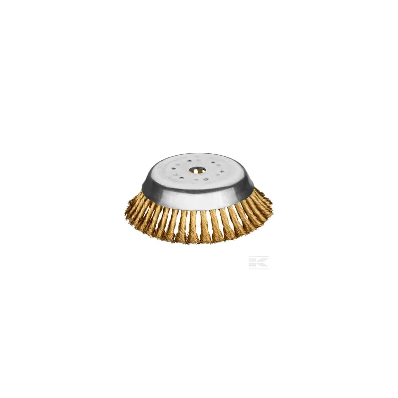 Brosse à désherber 180 x 25,4 mm en laiton premium pro 36 nœuds