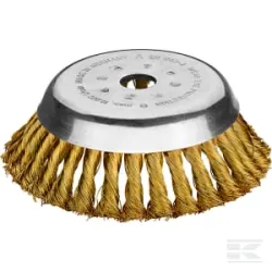 Brosse à désherber 155 x 25,4 mm en laiton premium pro 30 nœuds