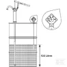 Indicateur niveau de tambour 3/4"