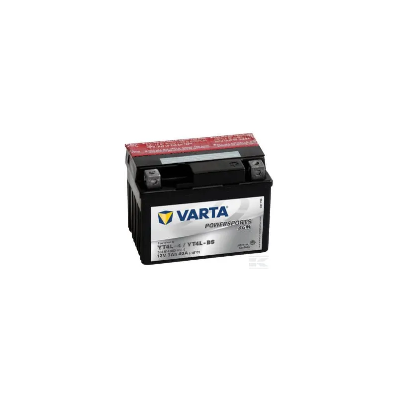 Batterie 12V 3Ah 40A AGM Sports motorisés VARTA