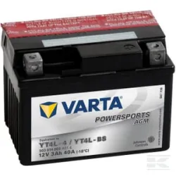 Batterie 12V 3Ah 40A AGM Sports motorisés VARTA