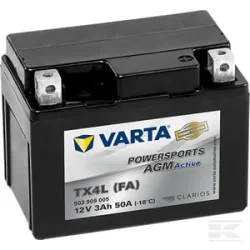 Batterie 12V 3Ah 50A AGM Powersports VARTA