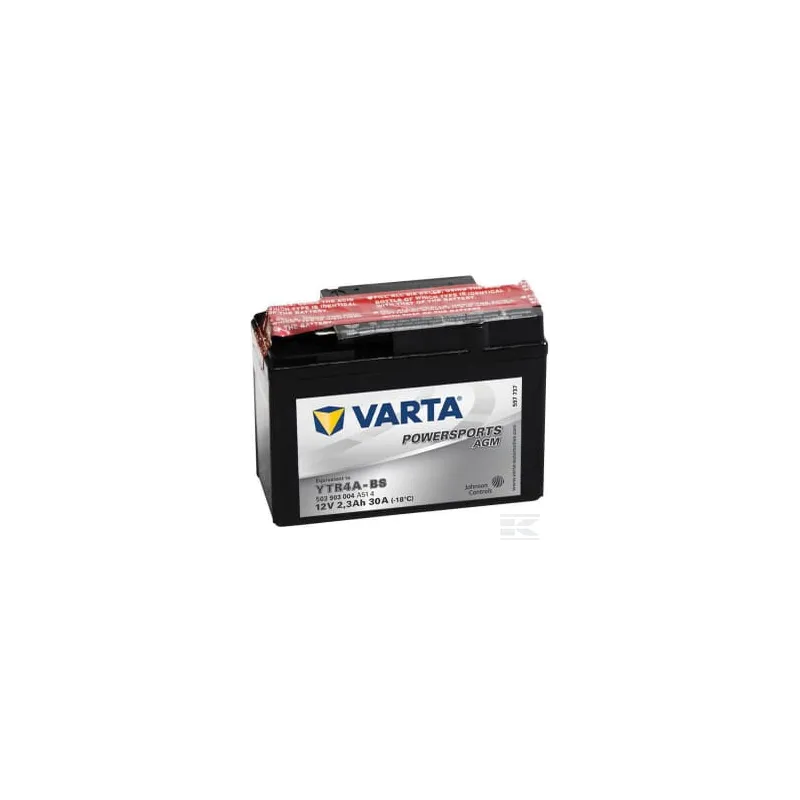 Batterie 12V 2,3Ah 30A AGM Sports motorisés VARTA
