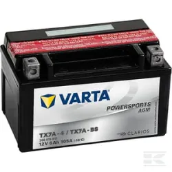 Batterie 12V 6Ah 105A AGM Powersports VARTA