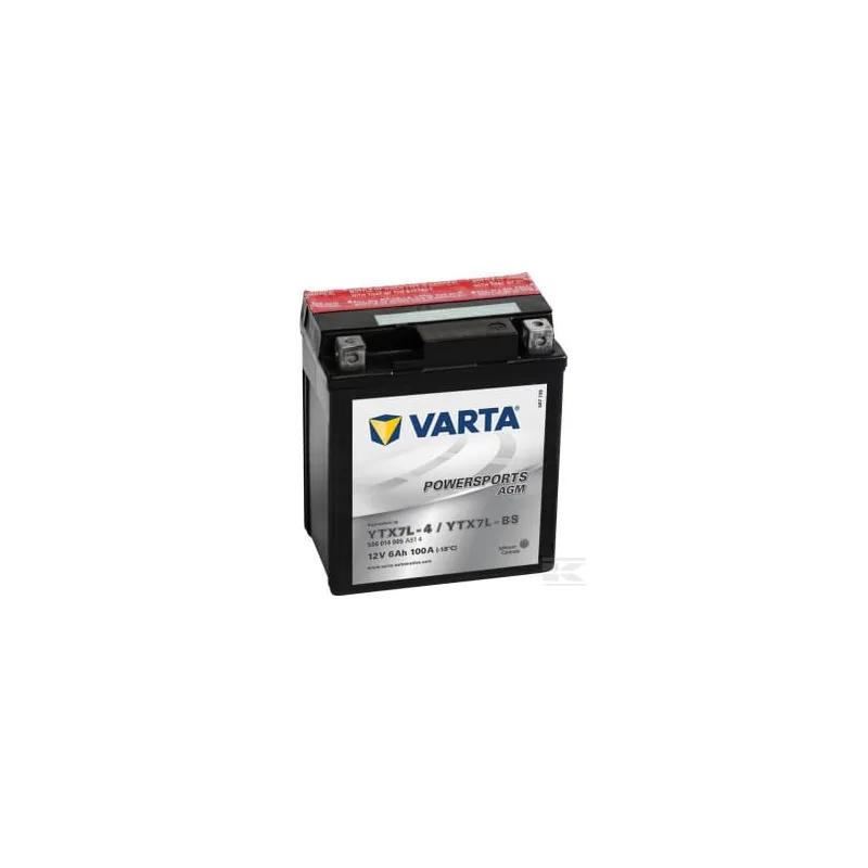 Batterie 12V 6Ah 100A AGM Sports motorisés VARTA