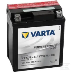 Batterie 12V 6Ah 100A AGM Sports motorisés VARTA