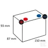 Batterie 12V 8Ah 150A AGM Powersports VARTA