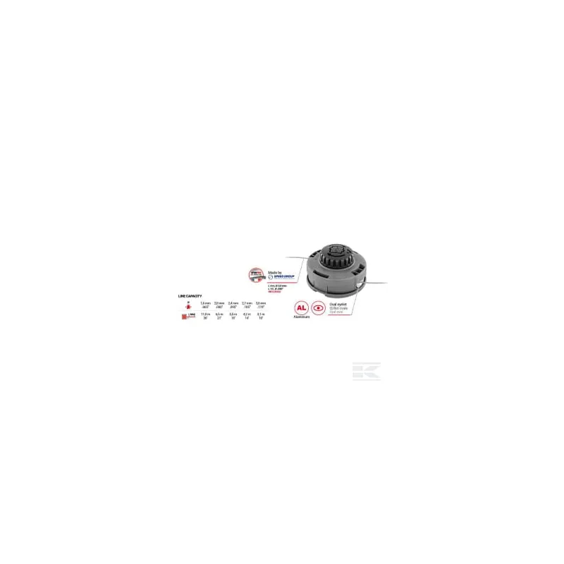 Tête de coupe "EASY Work" 4" M8x1,25 LH M/M10x1,25 LH F, EW102