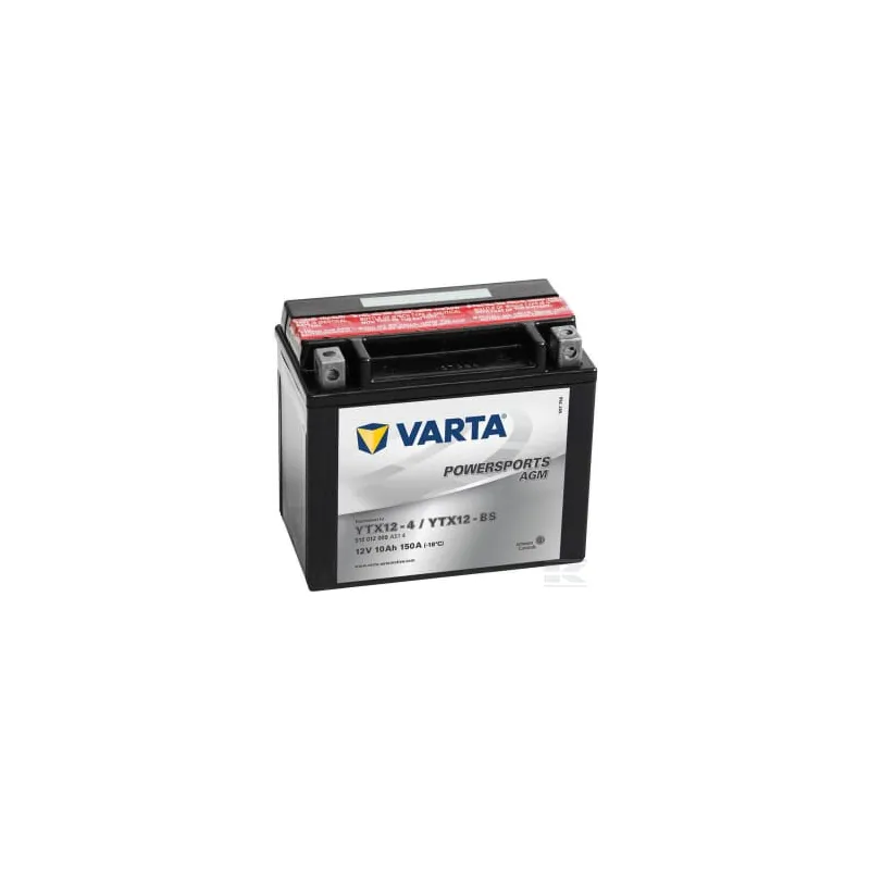 Batterie 12V 10Ah 150A AGM Powersports VARTA