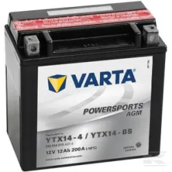 Batterie 12V 12Ah 200A AGM Sports motorisés VARTA
