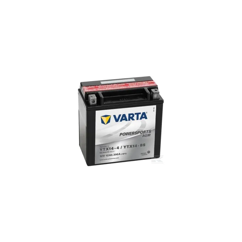 Batterie 12V 12Ah 200A AGM Sports motorisés VARTA