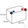 Batterie 12V 12Ah 160A Sports motorisés Freshpack VARTA