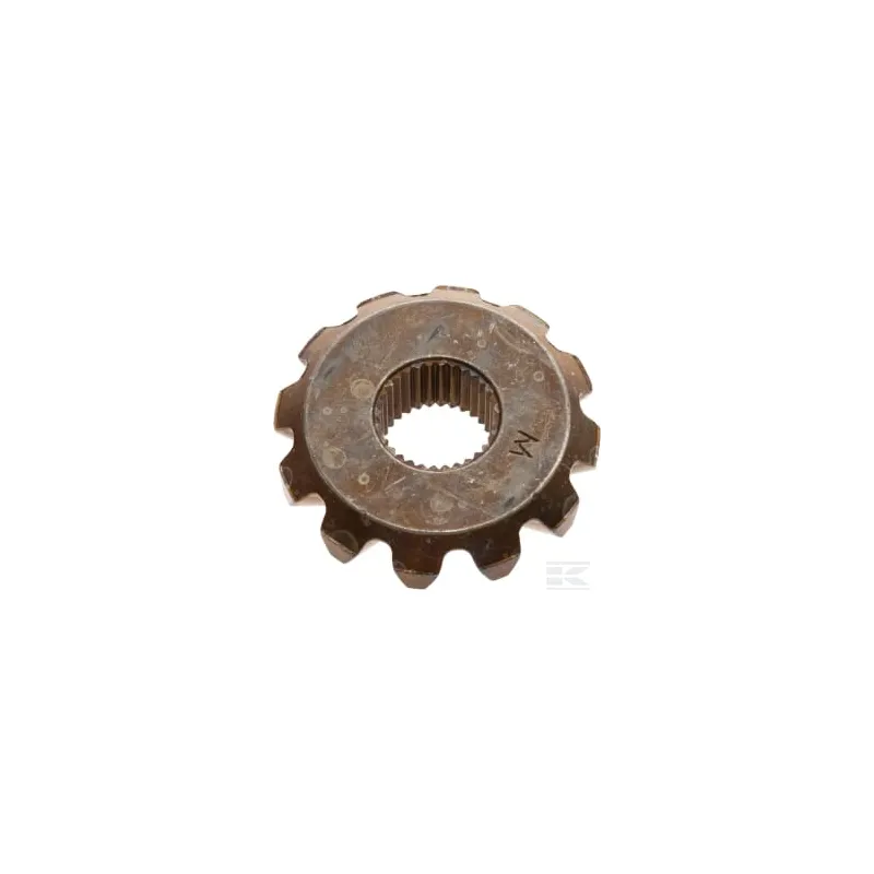 Engrenage à onglet, 12 dents, cannelé