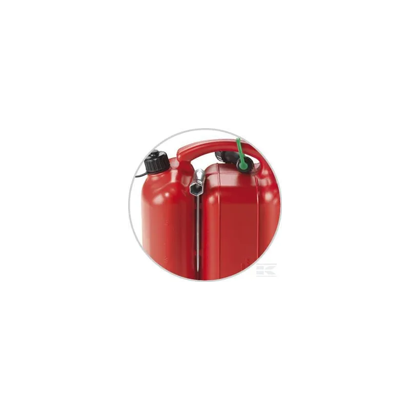 Jerrican double 6 + 3 litres blanc