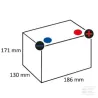Batterie 12V 30Ah 300A Sports motorisés Freshpack VARTA