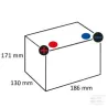 Batterie 12V 30Ah 300A Powersports Freshpack VARTA