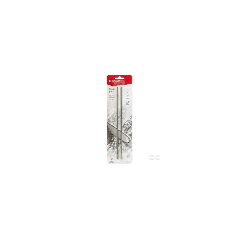 Lime ronde Ø 4 mm sur blister carton 2 pièces 5/32"