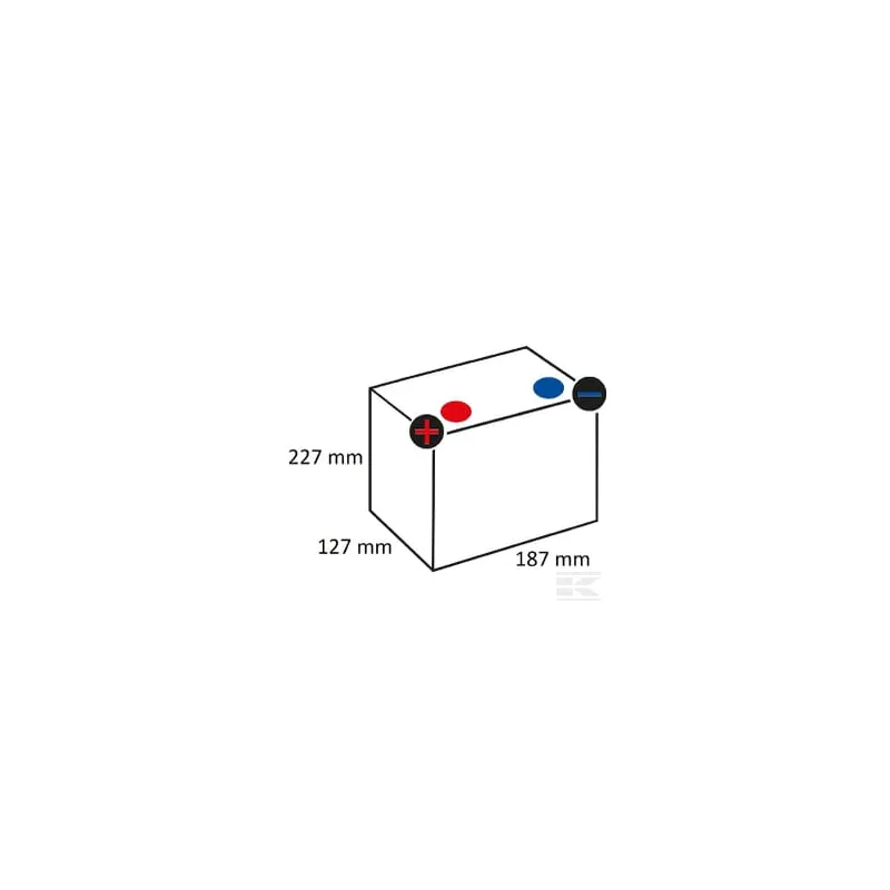 Batterie 12V 35Ah 300A Kramp