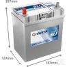 Batterie 12 V 40 Ah 330 A A15 VARTA Dynamic SLI