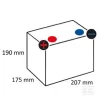 Batterie 12V 45Ah 400A Kramp