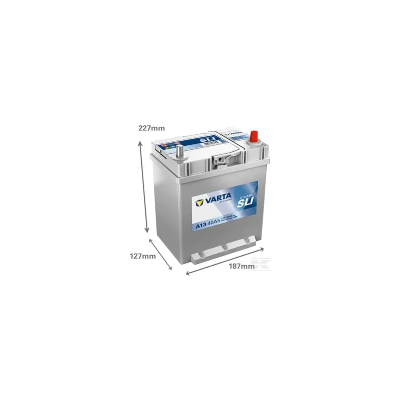 Batterie 12 V 40 Ah 330 A A13 VARTA Dynamic SLI