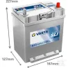 Batterie 12 V 40 Ah 330 A A13 VARTA Dynamic SLI