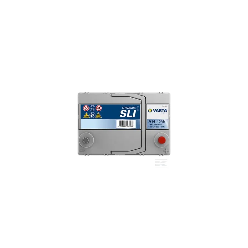 Batterie 12 V 40 Ah 330 A A14 VARTA Dynamic SLI