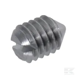 Vis de réglage avec fente M6x8 noire