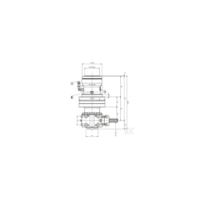 Engrenage planétaire PGA502