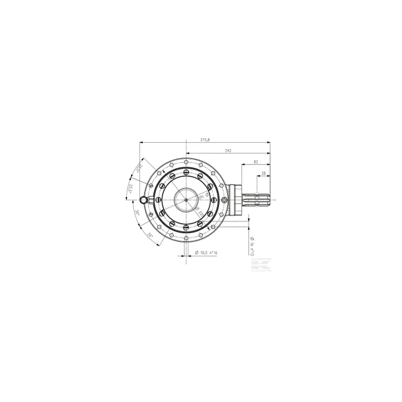 Engrenage planétaire PGA502
