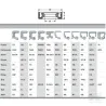 Joint d'arbre 2 1/4x3 1/8x3/8