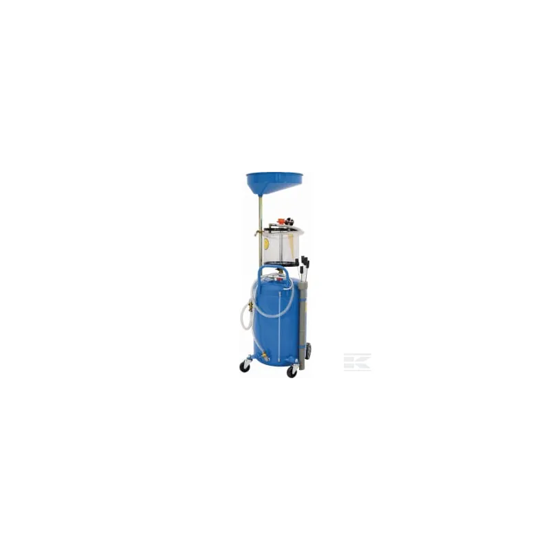 Purgeur d'huile pneumatique 70 L + réservoir 10 L
