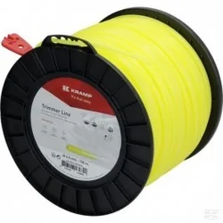 Fil de coupe Ø 4mm 158m rond jaune Kramp