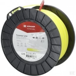 Fil de coupe Ø 3.3mm 90m rond jaune Kramp