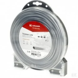 Fil de coupe Ø 4mm 23m carré Titanium Power gris Kramp